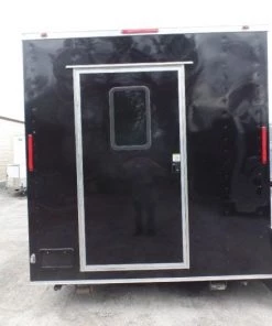 8.5' x 20' Black Concession Food Trailer With Appliances 41 8.5' x 20' Black Concession Food Trailer With Appliances -Cheap Concession Trailers Shop sam 0265 3 1