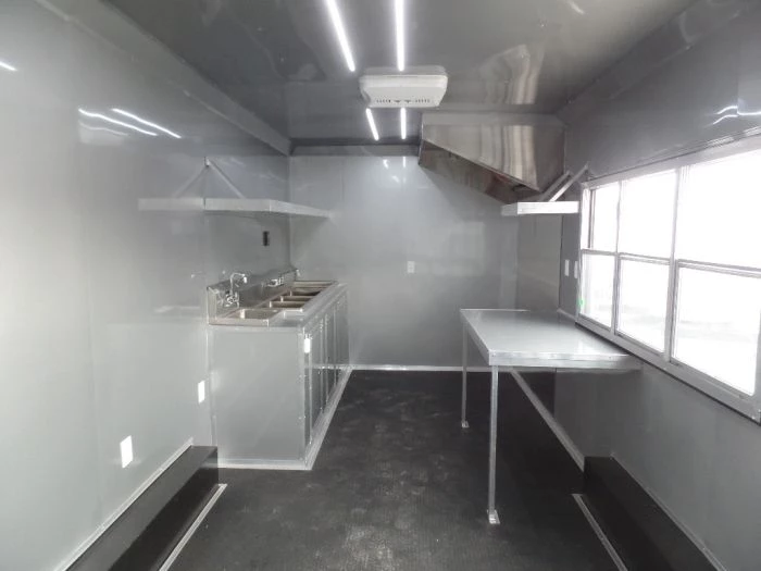 8.5' x 20' Black Concession Food Trailer 8 8.5' x 20' Black Concession Food Trailer - Image 8