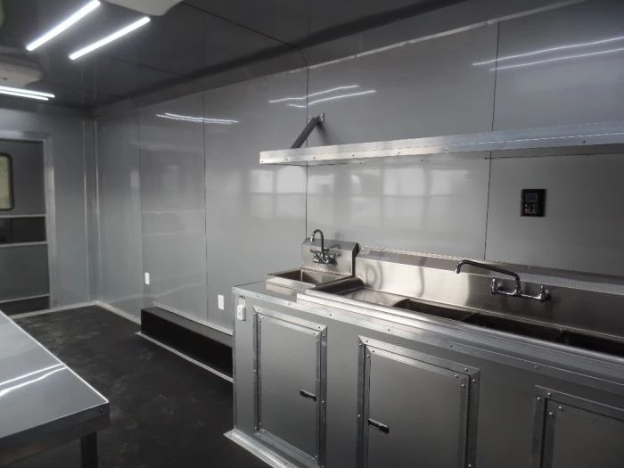 8.5' x 20' Black Concession Food Trailer With Appliances 11 8.5' x 20' Black Concession Food Trailer With Appliances - Image 11