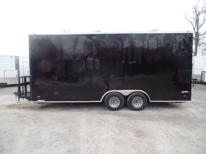8.5' x 20' Black Concession Food Trailer 12 8.5' x 20' Black Concession Food Trailer - Image 12
