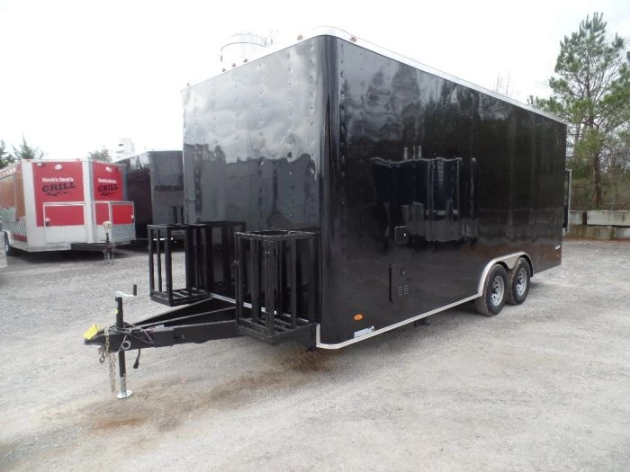 8.5' x 20' Black Concession Food Trailer 16 8.5' x 20' Black Concession Food Trailer - Image 16