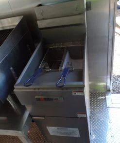 8.5' x 18' Concession Food Trailer Black With Appliances -Cheap Concession Trailers Shop sam 0291 1