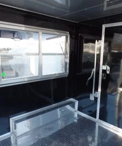 8.5' x 20' Concession Food Trailer Porch Style BBQ -Cheap Concession Trailers Shop sam 0311 1