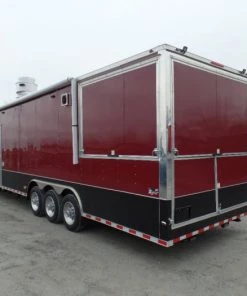 8.5' x 40' Concession Food Gooseneck Trailer -Cheap Concession Trailers Shop sam 0399 1