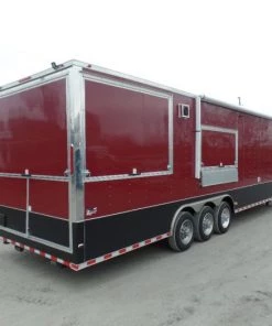 8.5' x 40' Concession Food Gooseneck Trailer -Cheap Concession Trailers Shop sam 0400 1