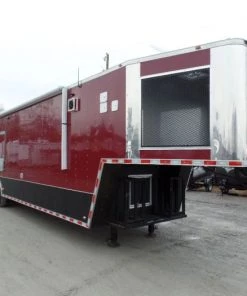 8.5' x 40' Concession Food Gooseneck Trailer -Cheap Concession Trailers Shop sam 0402 1
