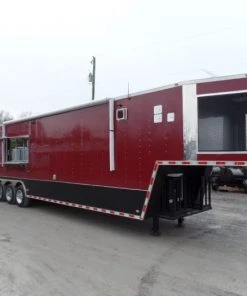 8.5' x 40' Concession Food Gooseneck Trailer -Cheap Concession Trailers Shop sam 0404 1