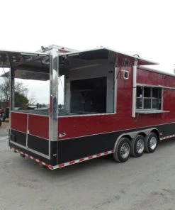 8.5' x 40' Concession Food Gooseneck Trailer -Cheap Concession Trailers Shop sam 0406