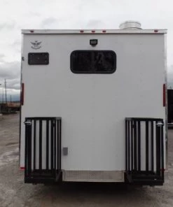 8.5' x 24' White V-Nose Concession Food Trailer -Cheap Concession Trailers Shop sam 0428 2
