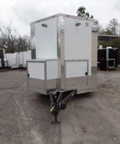 8.5' x 24' White V-Nose Concession Food Trailer -Cheap Concession Trailers Shop sam 0435 2