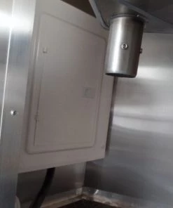 8.5' x 24' White V-Nose Concession Food Trailer -Cheap Concession Trailers Shop sam 0439 2