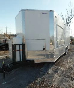 8.5' x 24' White Concession Food Trailer With Appliances 29 8.5' x 24' White Concession Food Trailer With Appliances -Cheap Concession Trailers Shop sam 0440 1