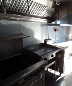 8.5' x 24' White Concession Food Trailer With Appliances 32 8.5' x 24' White Concession Food Trailer With Appliances -Cheap Concession Trailers Shop sam 0446 1