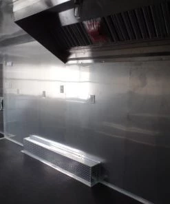 8.5' x 24' White V-Nose Concession Food Trailer -Cheap Concession Trailers Shop sam 0446 2