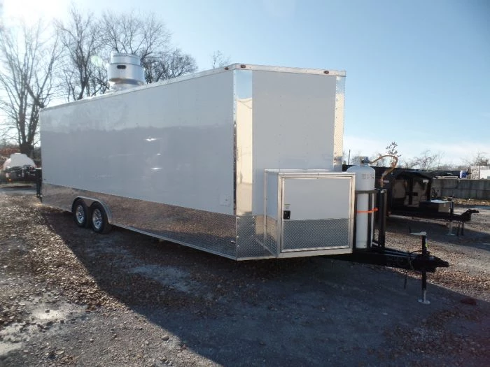 8.5' x 24' White Concession Food Trailer With Appliances 10 8.5' x 24' White Concession Food Trailer With Appliances - Image 10
