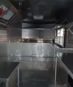 8.5' x 24' Concession Food Trailer Black BBQ Catering -Cheap Concession Trailers Shop sam 0468 1