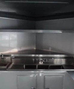 8.5' x 24' Concession Food Trailer Black BBQ Catering -Cheap Concession Trailers Shop sam 0471 1