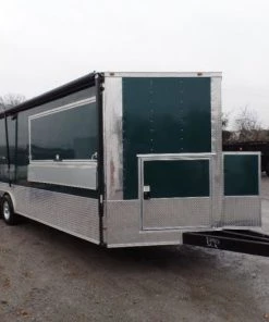 8.5' x 24' Concession Food Trailer Emerald Green 44 8.5' x 24' Concession Food Trailer Emerald Green -Cheap Concession Trailers Shop sam 0479 1