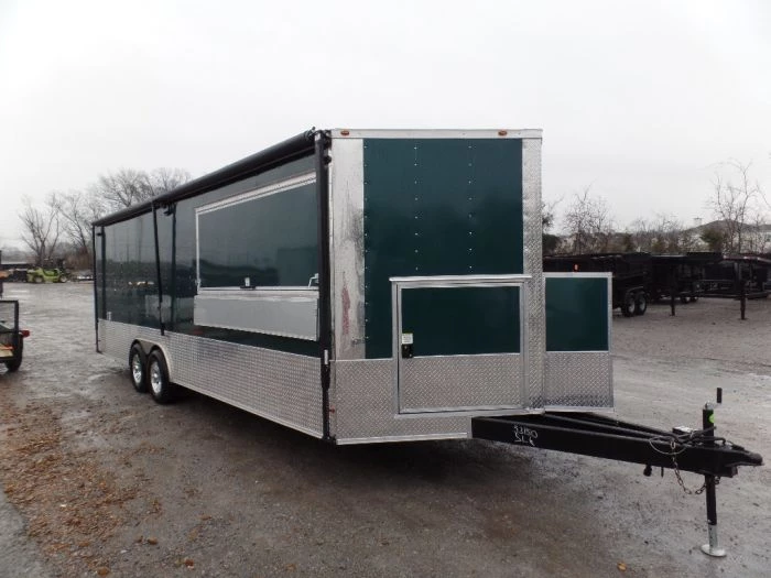 8.5' x 24' Concession Food Trailer Emerald Green 19 8.5' x 24' Concession Food Trailer Emerald Green - Image 19