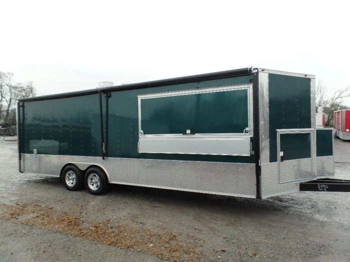 8.5' x 24' Concession Food Trailer Emerald Green 15 8.5' x 24' Concession Food Trailer Emerald Green - Image 15