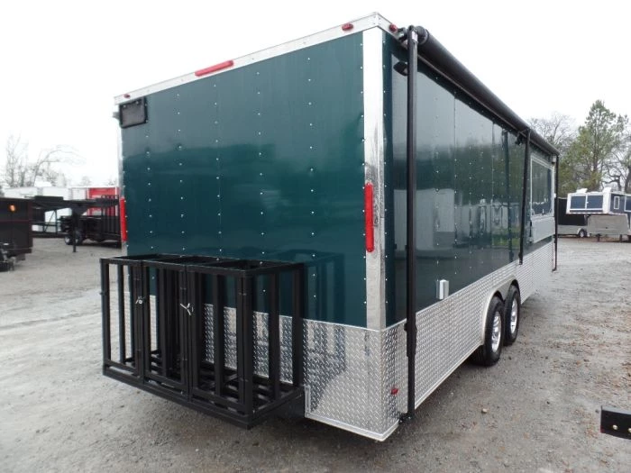 8.5' x 24' Concession Food Trailer Emerald Green 10 8.5' x 24' Concession Food Trailer Emerald Green - Image 10