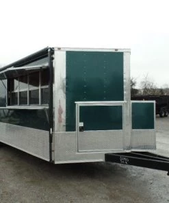 8.5' x 24' Concession Food Trailer Emerald Green 46 8.5' x 24' Concession Food Trailer Emerald Green -Cheap Concession Trailers Shop sam 0485 1