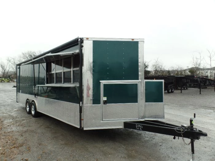 8.5' x 24' Concession Food Trailer Emerald Green 21 8.5' x 24' Concession Food Trailer Emerald Green - Image 21