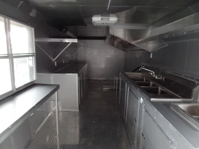 8.5' x 24' Concession Food Trailer Emerald Green 14 8.5' x 24' Concession Food Trailer Emerald Green - Image 14