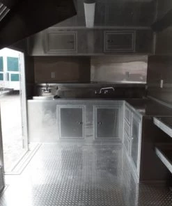 8.5' x 16' Food Concession Trailer Indigo Blue -Cheap Concession Trailers Shop sam 0506