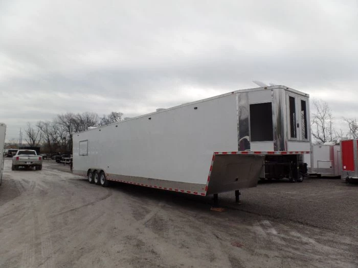 8.5' x 48' Concession Trailer White Food Event Catering 6 8.5' x 48' Concession Trailer White Food Event Catering - Image 6