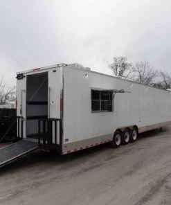 8.5' x 48' Concession Trailer White Food Event Catering 35 8.5' x 48' Concession Trailer White Food Event Catering -Cheap Concession Trailers Shop sam 0525