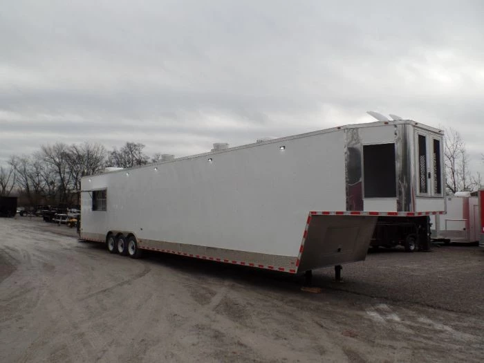 8.5' x 48' Concession Trailer White Food Event Catering 8 8.5' x 48' Concession Trailer White Food Event Catering - Image 8