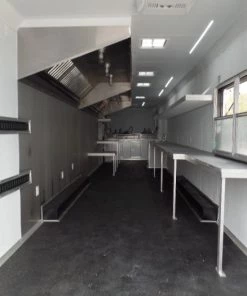 8.5' x 48' Concession Trailer White Food Event Catering 32 8.5' x 48' Concession Trailer White Food Event Catering -Cheap Concession Trailers Shop sam 0527