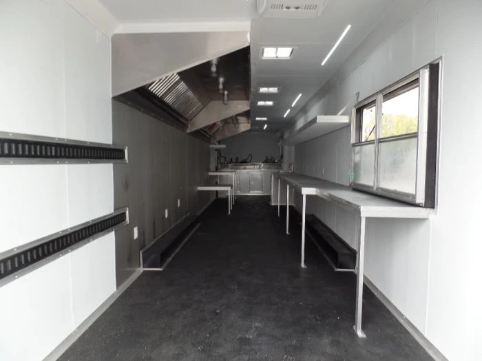 8.5' x 48' Concession Trailer White Food Event Catering 14 8.5' x 48' Concession Trailer White Food Event Catering - Image 14