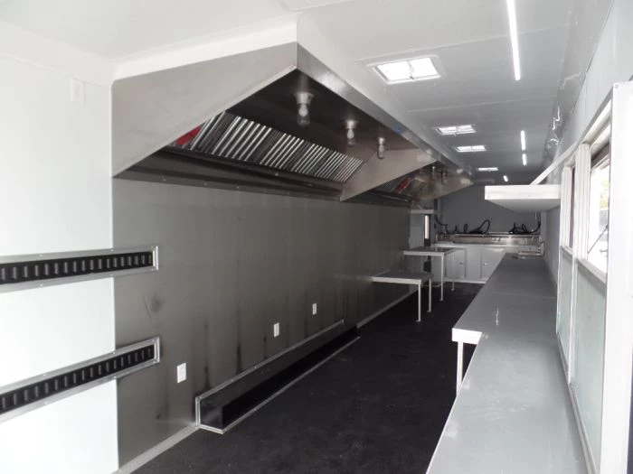 8.5' x 48' Concession Trailer White Food Event Catering 15 8.5' x 48' Concession Trailer White Food Event Catering - Image 15