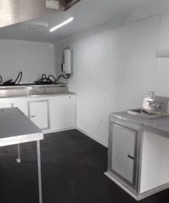 8.5' x 48' Concession Trailer White Food Event Catering 37 8.5' x 48' Concession Trailer White Food Event Catering -Cheap Concession Trailers Shop sam 0532