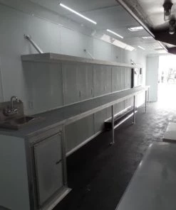 8.5' x 48' Concession Trailer White Food Event Catering 30 8.5' x 48' Concession Trailer White Food Event Catering -Cheap Concession Trailers Shop sam 0534