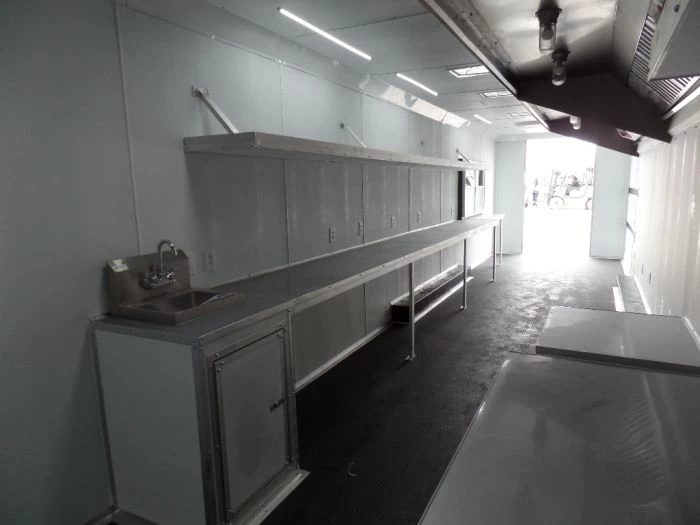 8.5' x 48' Concession Trailer White Food Event Catering 12 8.5' x 48' Concession Trailer White Food Event Catering - Image 12