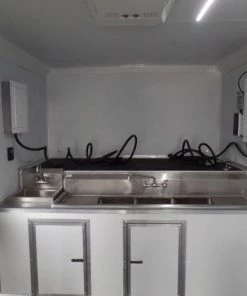 8.5' x 48' Concession Trailer White Food Event Catering 22 8.5' x 48' Concession Trailer White Food Event Catering -Cheap Concession Trailers Shop sam 0535