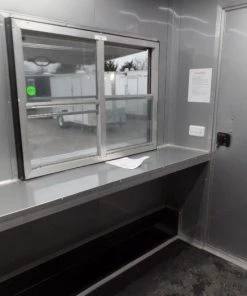 8.5' x 20' Black Porch Style Concession Food Trailer With Appliances -Cheap Concession Trailers Shop sam 0565