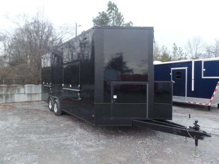 8.5' x 20' Black Concession Food Trailer 25 8.5' x 20' Black Concession Food Trailer - Image 25