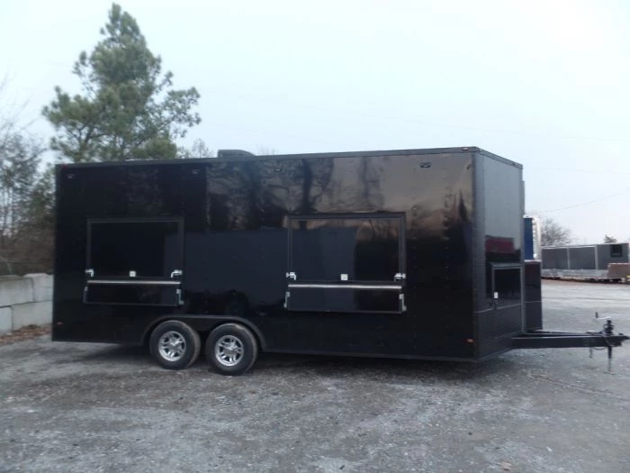 8.5' x 20' Black Concession Food Trailer 21 8.5' x 20' Black Concession Food Trailer - Image 21