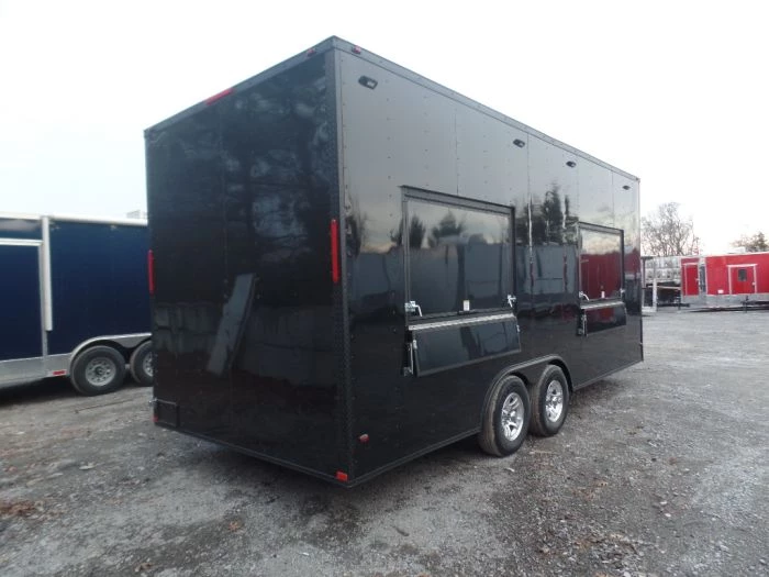 8.5' x 20' Black Concession Food Trailer 20 8.5' x 20' Black Concession Food Trailer - Image 20