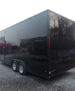 8.5' x 20' Black Concession Food Trailer 42 8.5' x 20' Black Concession Food Trailer -Cheap Concession Trailers Shop sam 0585 1