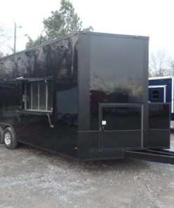 8.5' x 20' Black Concession Food Trailer 37 8.5' x 20' Black Concession Food Trailer -Cheap Concession Trailers Shop sam 0588 1