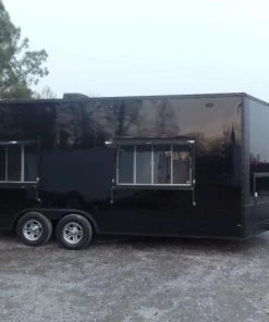 8.5' x 20' Black Concession Food Trailer 36 8.5' x 20' Black Concession Food Trailer -Cheap Concession Trailers Shop sam 0589 1