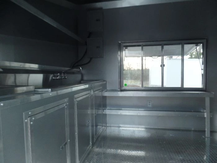 8.5' x 20' Black Concession Food Trailer 7 8.5' x 20' Black Concession Food Trailer - Image 7