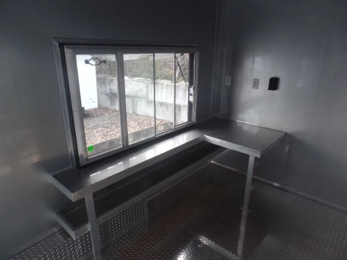 8.5' x 20' Black Concession Food Trailer 14 8.5' x 20' Black Concession Food Trailer - Image 14