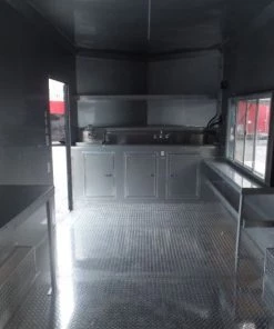 8.5' x 20' Black Concession Food Trailer 31 8.5' x 20' Black Concession Food Trailer -Cheap Concession Trailers Shop sam 0602 1