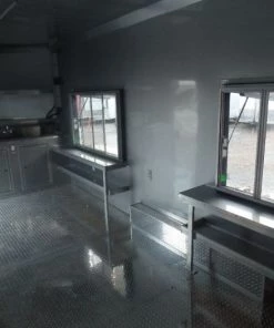 8.5' x 20' Black Concession Food Trailer 47 8.5' x 20' Black Concession Food Trailer -Cheap Concession Trailers Shop sam 0603 1